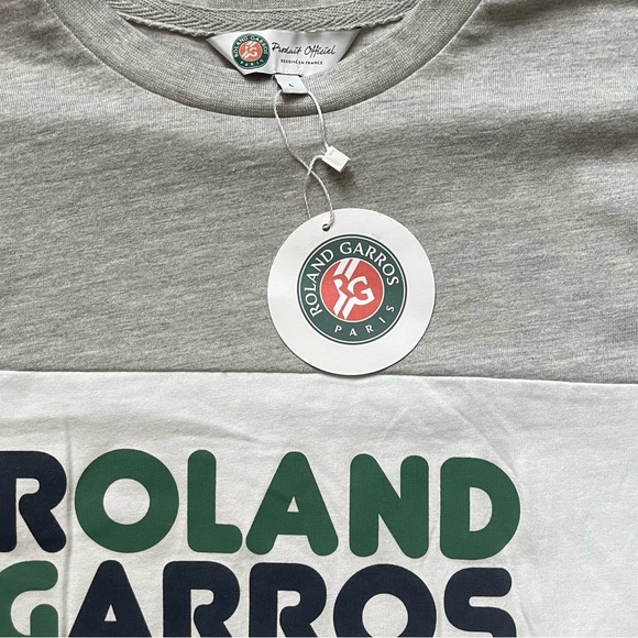 Roland Garros Paris Color Block T-Shirt - Picture 4 of 8